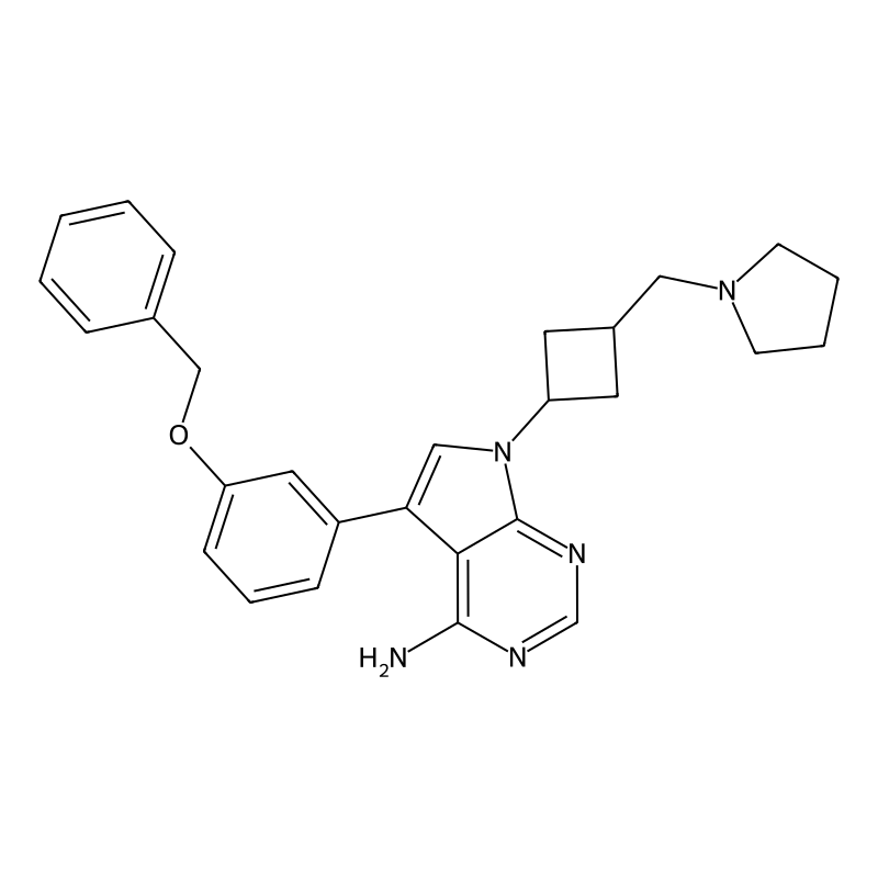 5-(3-Phenylmethoxyphenyl)-7-[3-(pyrrolidin-1-ylmet...