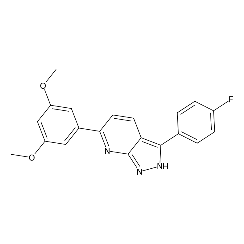 6-(3,5-Dimethoxyphenyl)-3-(4-fluorophenyl)-1H-pyrazolo[3,4-b]pyridine