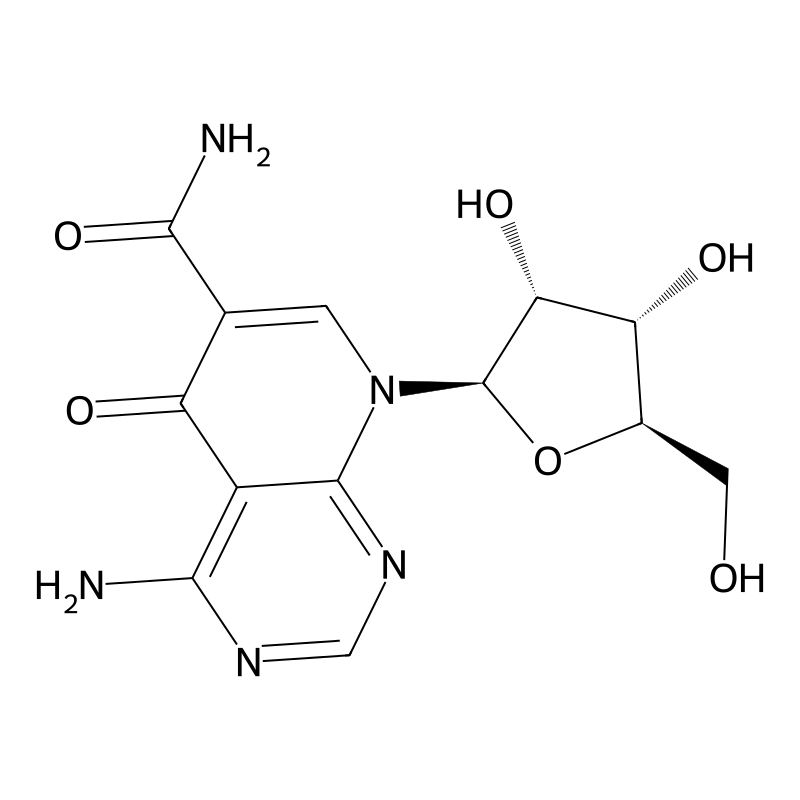 4-Amino-5,6,7,8-tetrahydro-5-oxo-8-(beta-D-ribofuranosyl)pyrido[2,3-d]pyrimidine-6-carboxamide