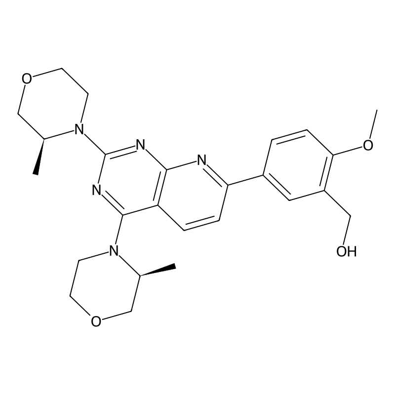 [5-[2,4-Bis((3S)-3-methylmorpholin-4-yl)pyrido[2,3-d]pyrimidin-7-yl]-2-methoxyphenyl]methanol