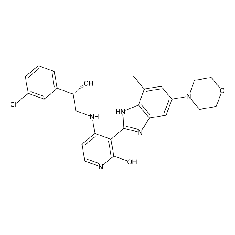 4-[[(2S)-2-(3-Chlorophenyl)-2-hydroxyethyl]amino]-...