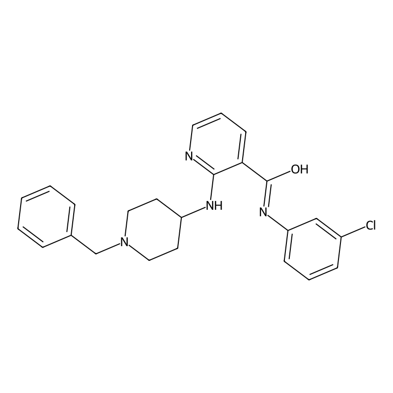 2-(1-Benzylpiperidin-4-ylamino)-N-(3-chlorophenyl)nicotinamide