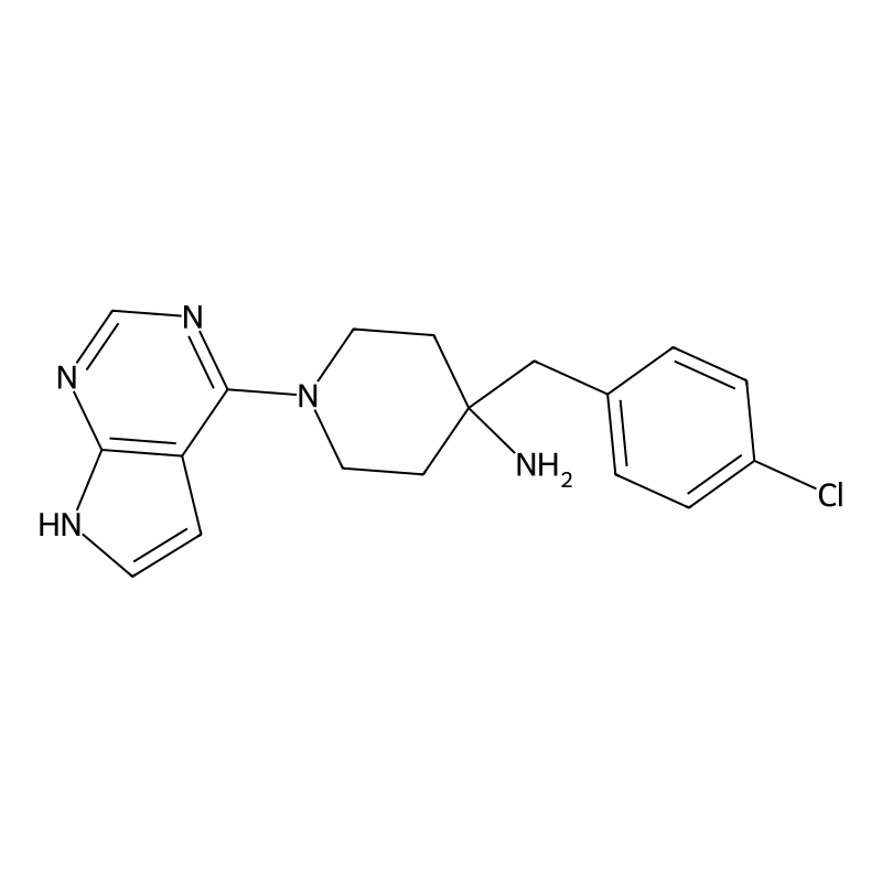 4-(4-chlorobenzyl)-1-(7H-pyrrolo[2,3-d]pyrimidin-4...