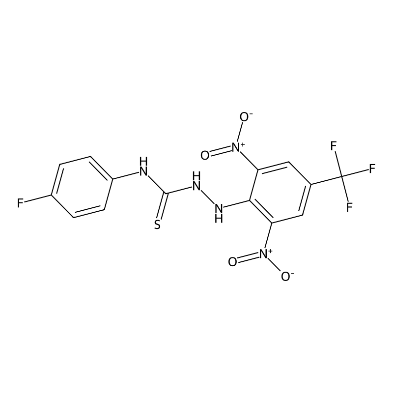 2-[2,6-Dinitro-4-(trifluoromethyl)phenyl]-N-(4-fluorophenyl)hydrazinecarbothioamide