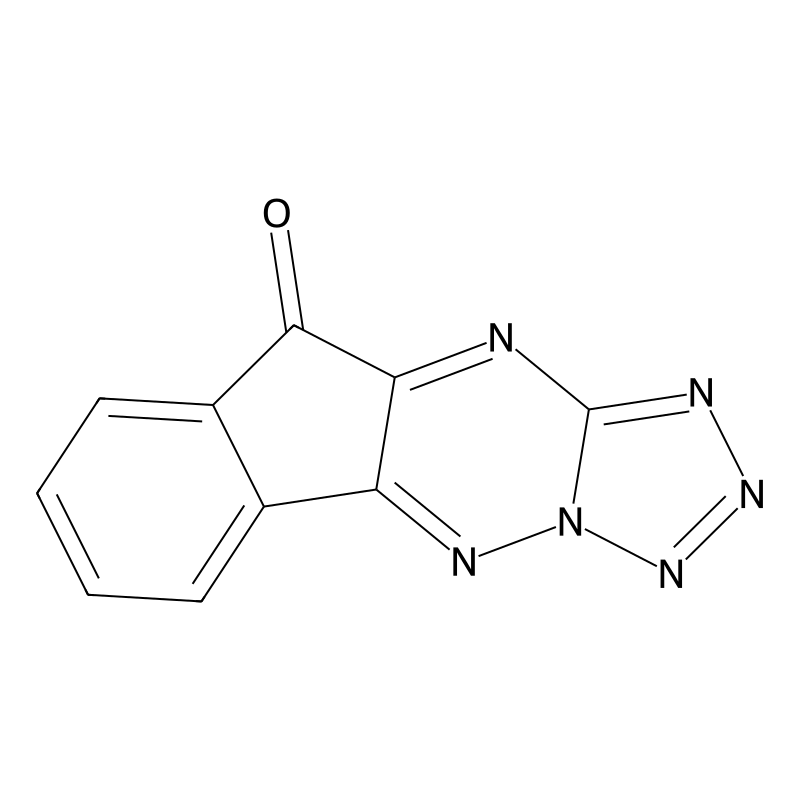 Indeno[2,3-e]1,2,3,4-tetraazolo[1,5-b]1,2,4-triazin-10-one