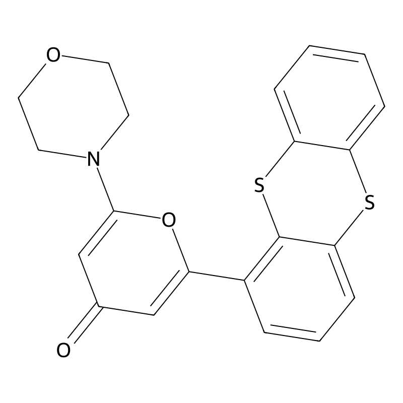 2-Morpholino-6-(thianthren-1-yl)-4H-pyran-4-one