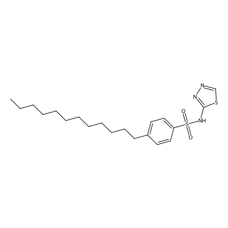 4-dodecyl-N-(1,3,4-thiadiazol-2-yl)benzenesulfonam...