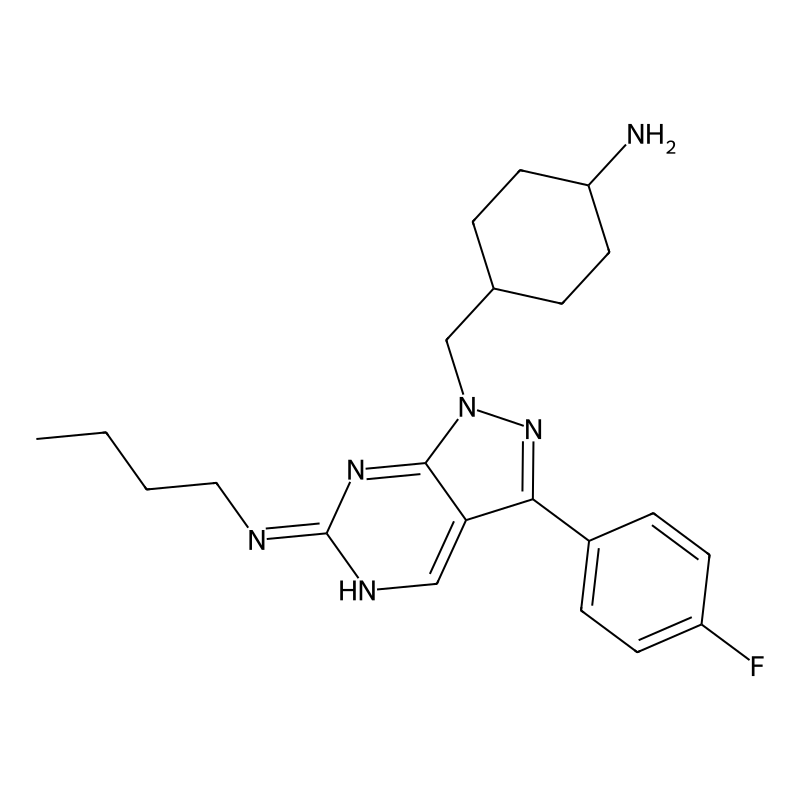 1-[(Trans-4-Aminocyclohexyl)methyl]-N-Butyl-3-(4-Fluorophenyl)-1h-Pyrazolo[3,4-D]pyrimidin-6-Amine