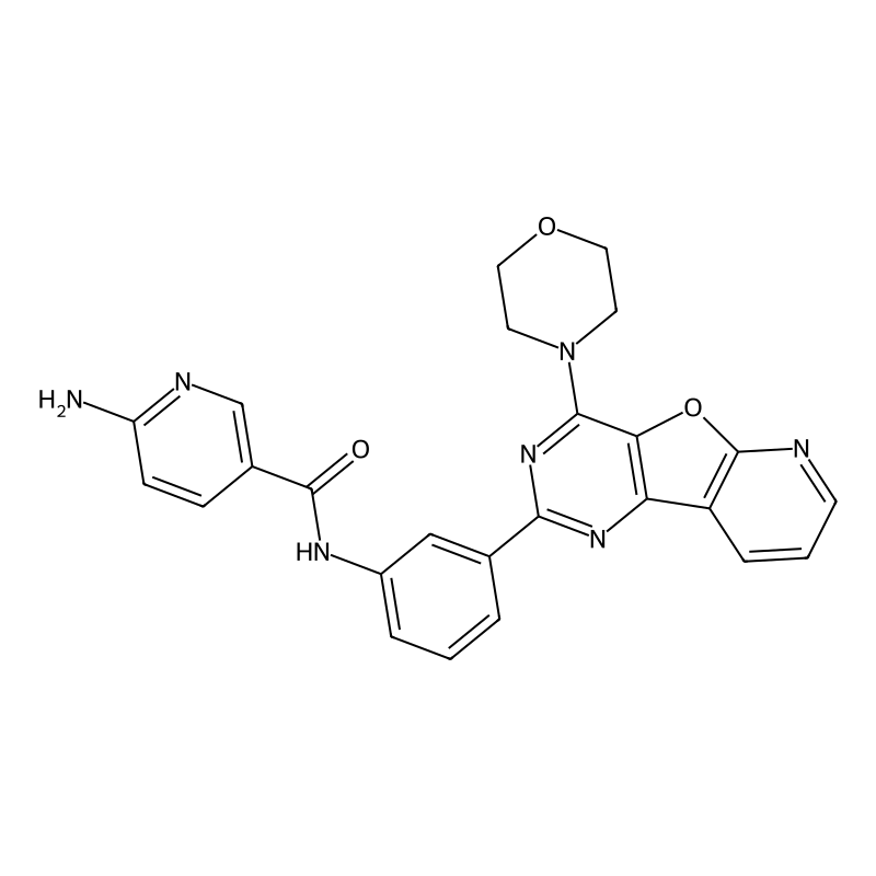 6-Amino-N-[3-[4-(4-morpholinyl)pyrido[3',2':4,5]furo[3,2-d]pyrimidin-2-yl]phenyl]-3-pyridinecarboxamide