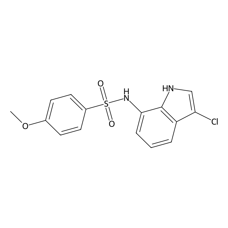 N-(3-chloro-1H-indol-7-yl)-4-methoxy-benzenesulfon...