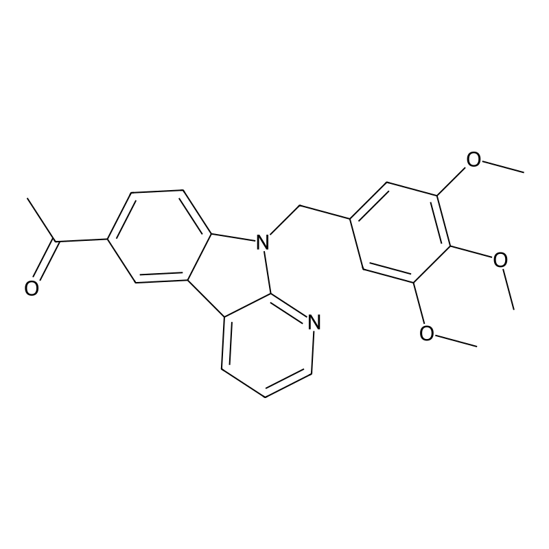 6-Acetyl-9-(3,4,5-trimethoxybenzyl)-9h-pyrido [2,3-b]indole