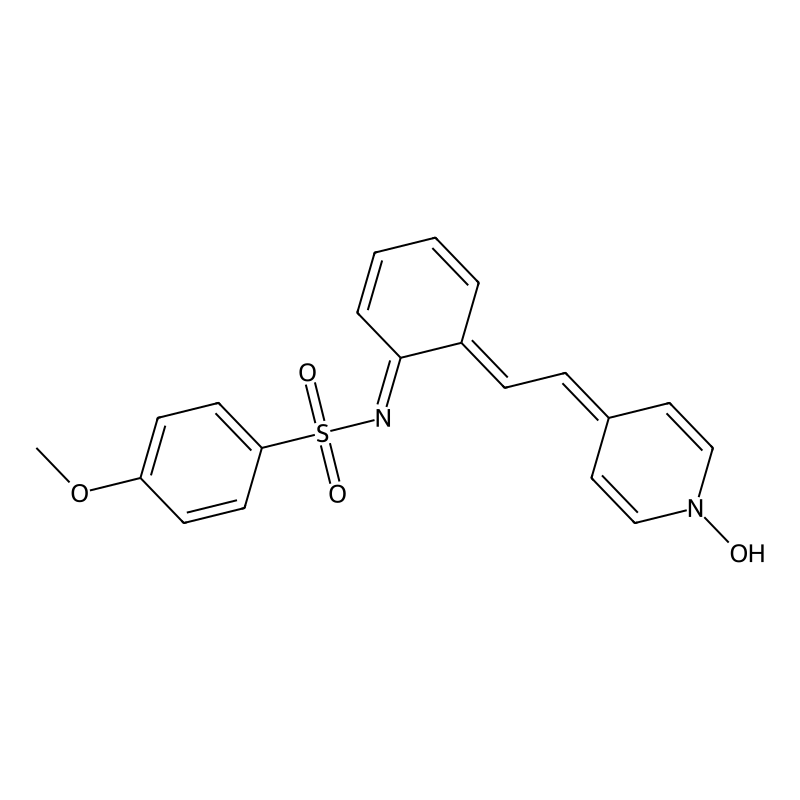 (E)-4-(2-(2-(N-((p-Methoxyphenyl)sulfonyl)amino)phenyl)ethenyl)pyridine 1-oxide