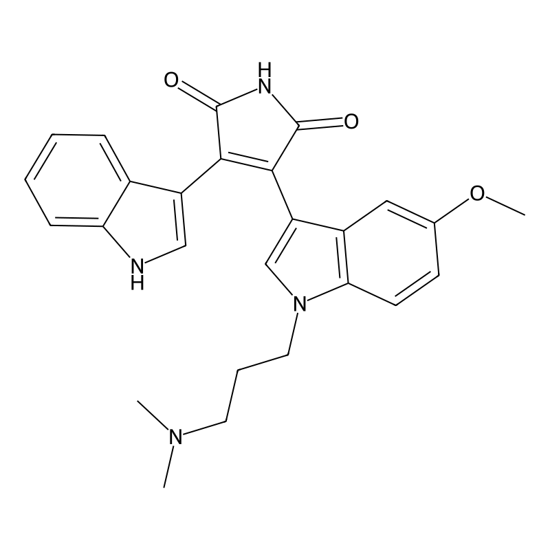 3-[1-[3-(Dimethylamino)propyl]-5-methoxy-1H-indol-3-yl]-4-(1H-indol-3-yl)-1H-pyrrole-2,5-dione