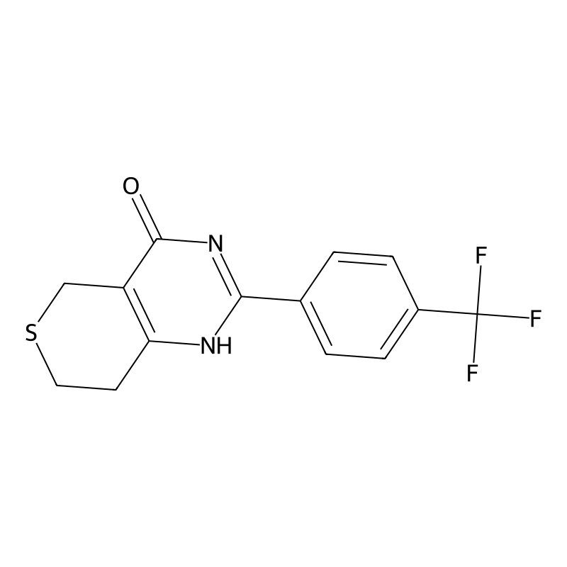 3,5,7,8-Tetrahydro-2-[4-(trifluoromethyl)phenyl]-4H-thiopyrano[4,3-d]pyrimidin-4-one