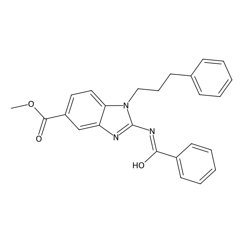 Methyl 2-benzamido-1-(3-phenylpropyl)-1H-benzo[d]imidazole-5-carboxylate
