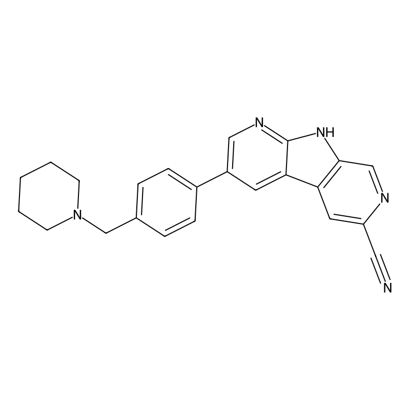 3-[4-(Piperidin-1-Ylmethyl)phenyl]-9h-Pyrrolo[2,3-B:5,4-C']dipyridine-6-Carbonitrile