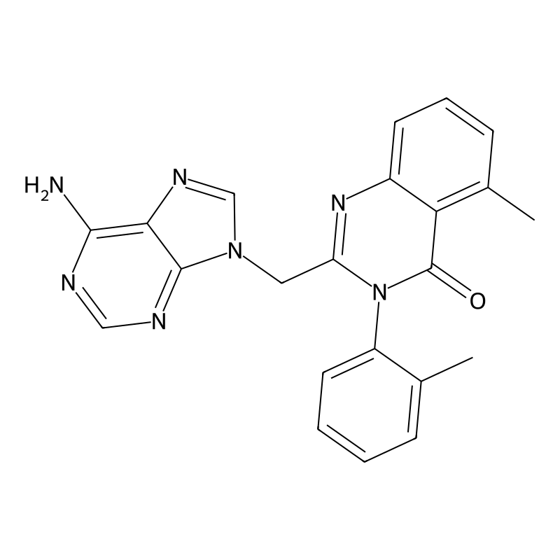 2-((6-amino-9H-purin-9-yl)methyl)-5-methyl-3-o-tolylquinazolin-4(3H)-one