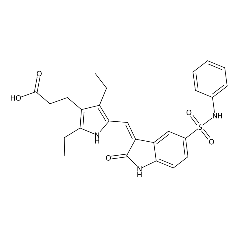 3-[2,4-Diethyl-5-[(Z)-[2-oxo-5-(phenylsulfamoyl)-1...