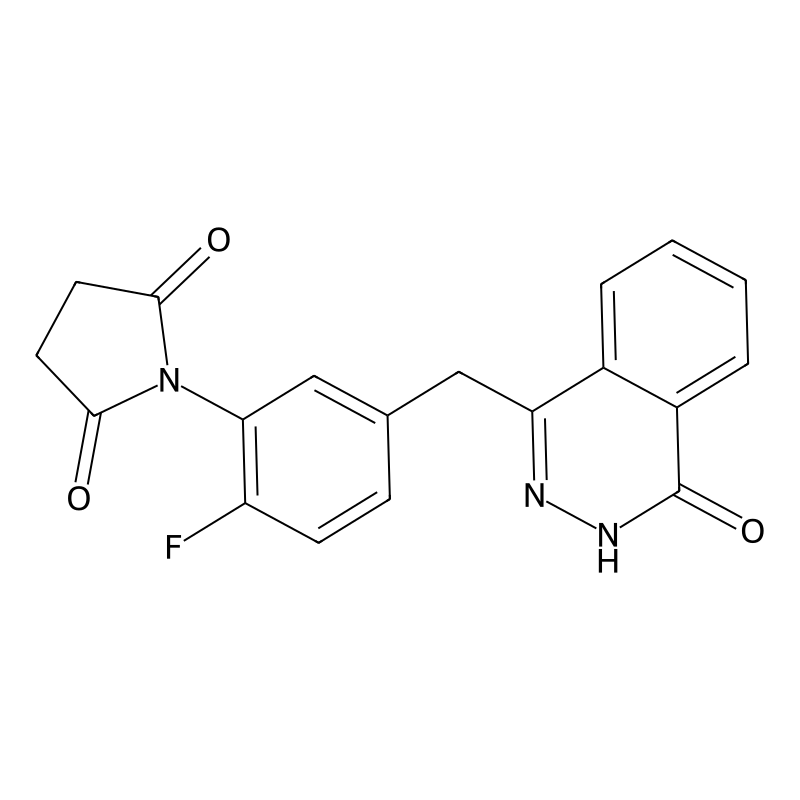 1-(2-Fluoro-5-((4-oxo-3,4-dihydrophthalazin-1-yl)methyl)phenyl)pyrrolidine-2,5-dione
