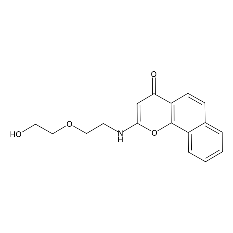 2-((2-(2-Hydroxyethoxy)ethyl)amino)-4H-benzo[h]chromen-4-one