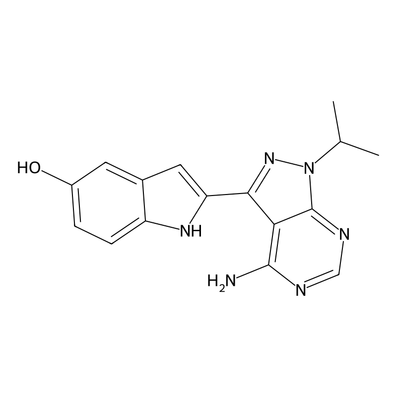 2-(4-amino-1-isopropyl-1H-pyrazolo[3,4-d]pyrimidin-3-yl)-1H-indol-5-ol