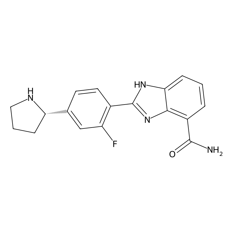 2-[2-Fluoro-4-[(2S)-2-pyrrolidinyl]phenyl]-1H-benzimidazole-7-carboxamide