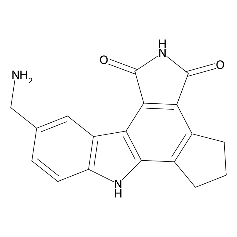 1H-Cyclopenta(a)pyrrolo(3,4-C)carbazole-1,3(2H)-dione, 10-(aminomethyl)-4,5,6,7-tetrahydro-