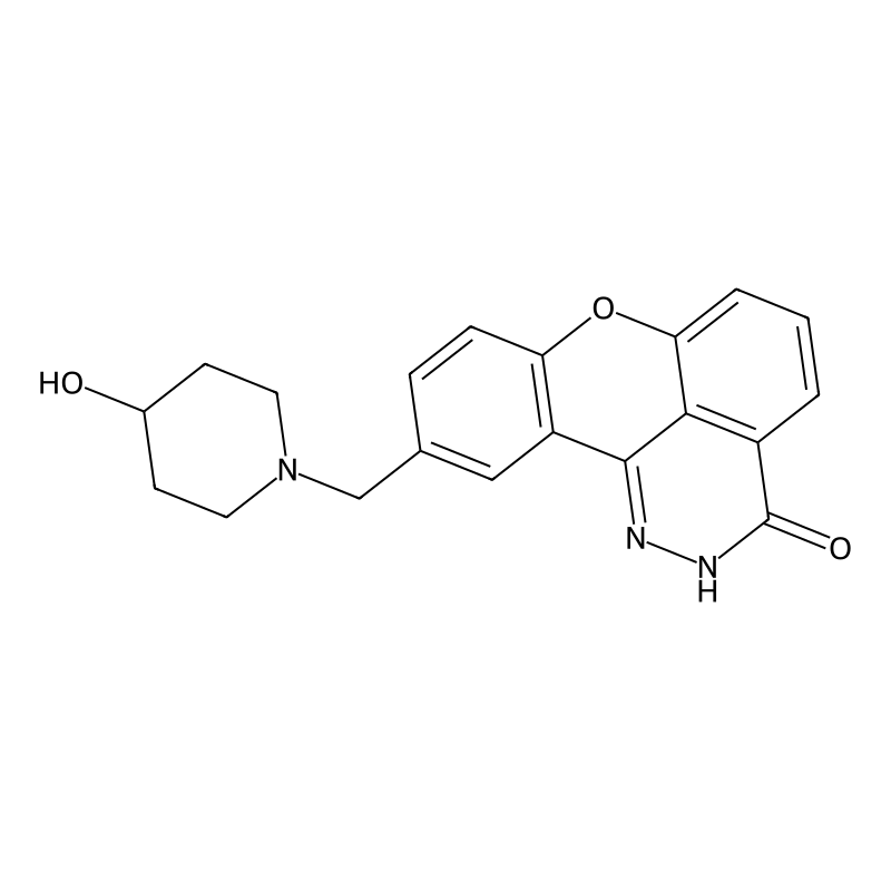 Benzopyrano(4,3,2-de)phthalazin-3(2H)-one, 10-((4-hydroxy-1-piperidinyl)methyl)-