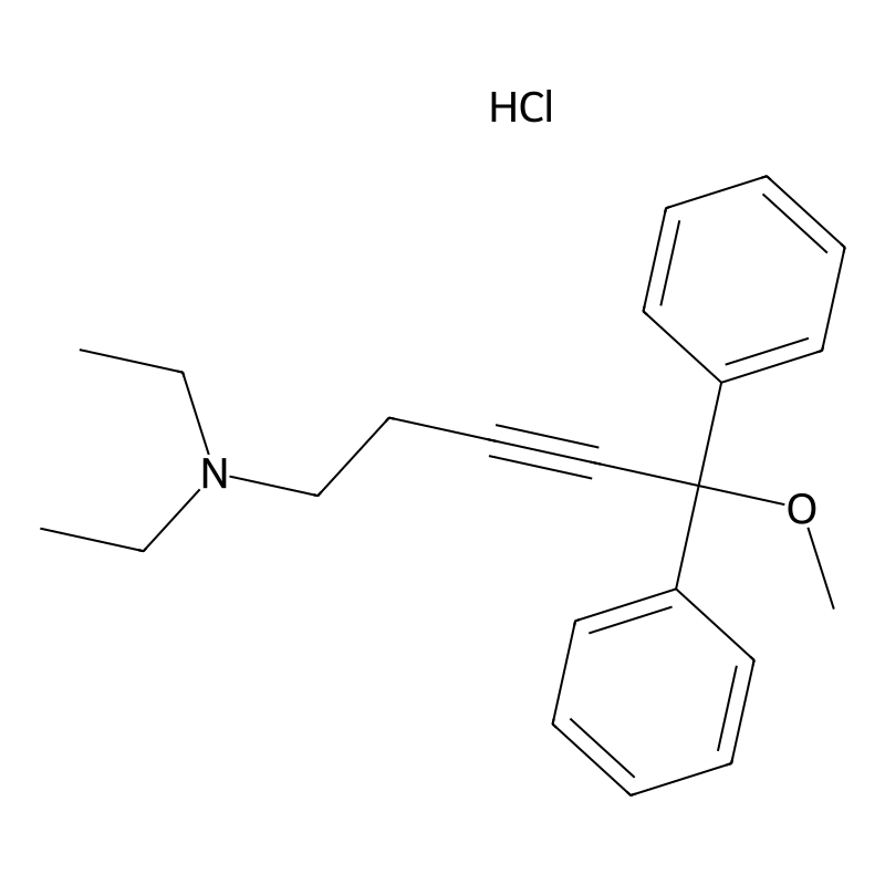 N,N-diethyl-5-methoxy-5,5-diphenyl-3-pentyn-1-amin...