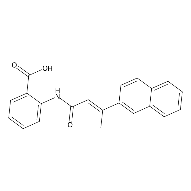 (E)-2-(3-(naphthalen-2-yl)but-2-enamido)benzoic acid