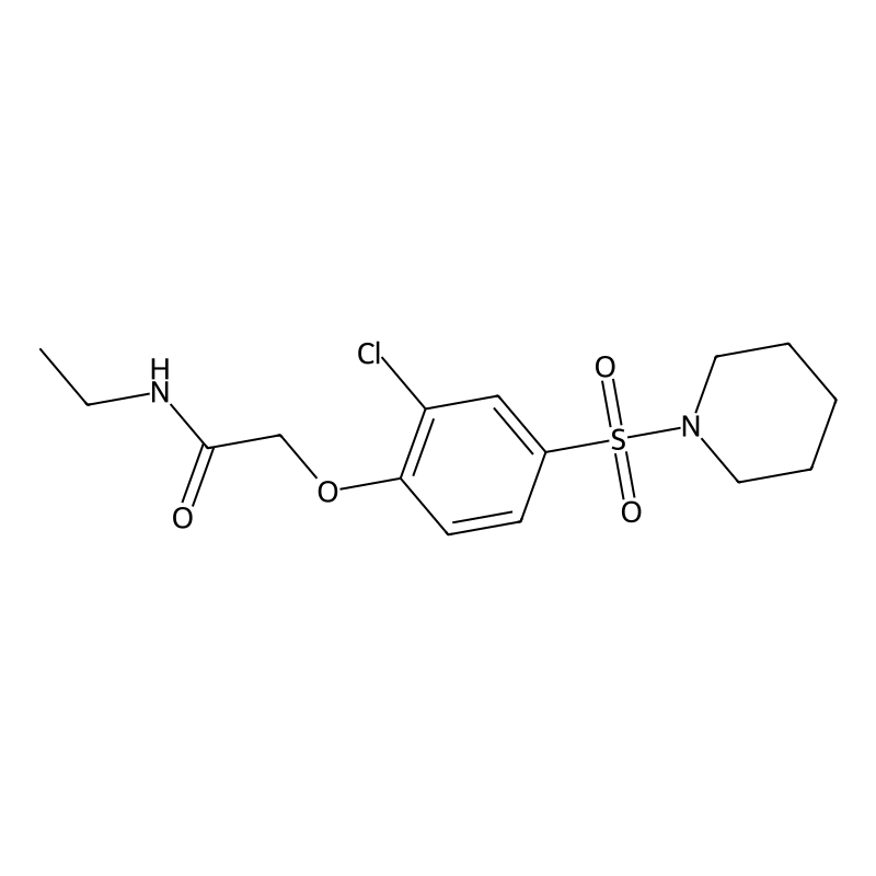 2-(2-chloro-4-piperidin-1-ylsulfonylphenoxy)-N-eth...