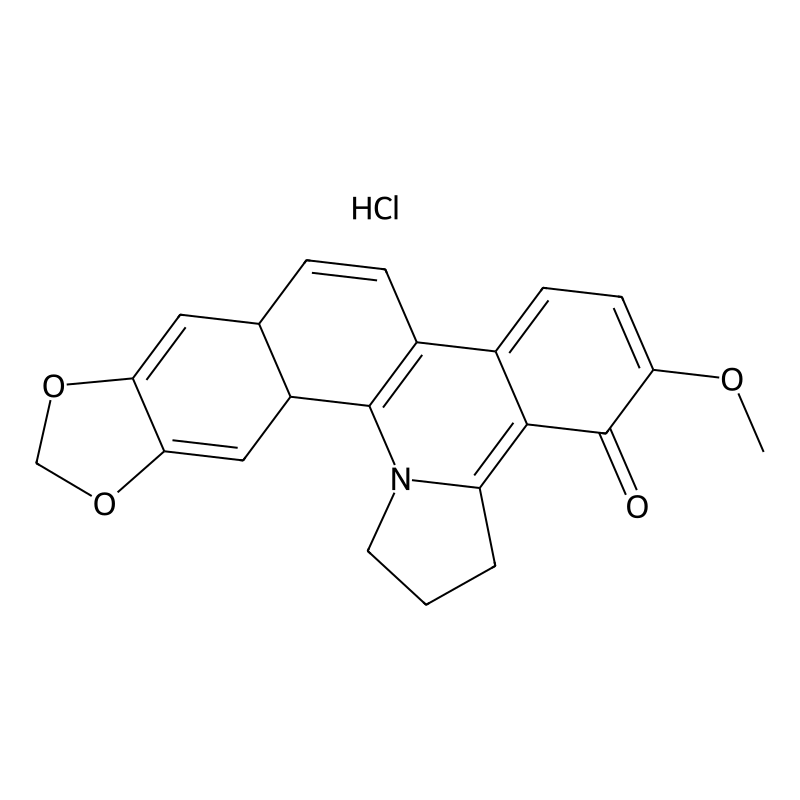 17-Methoxy-5,7-dioxa-24-azoniahexacyclo[11.11.0.02,10.04,8.014,19.020,24]tetracosa-1(24),3,8,11,13,15,17,19-octaen-18-ol;chloride