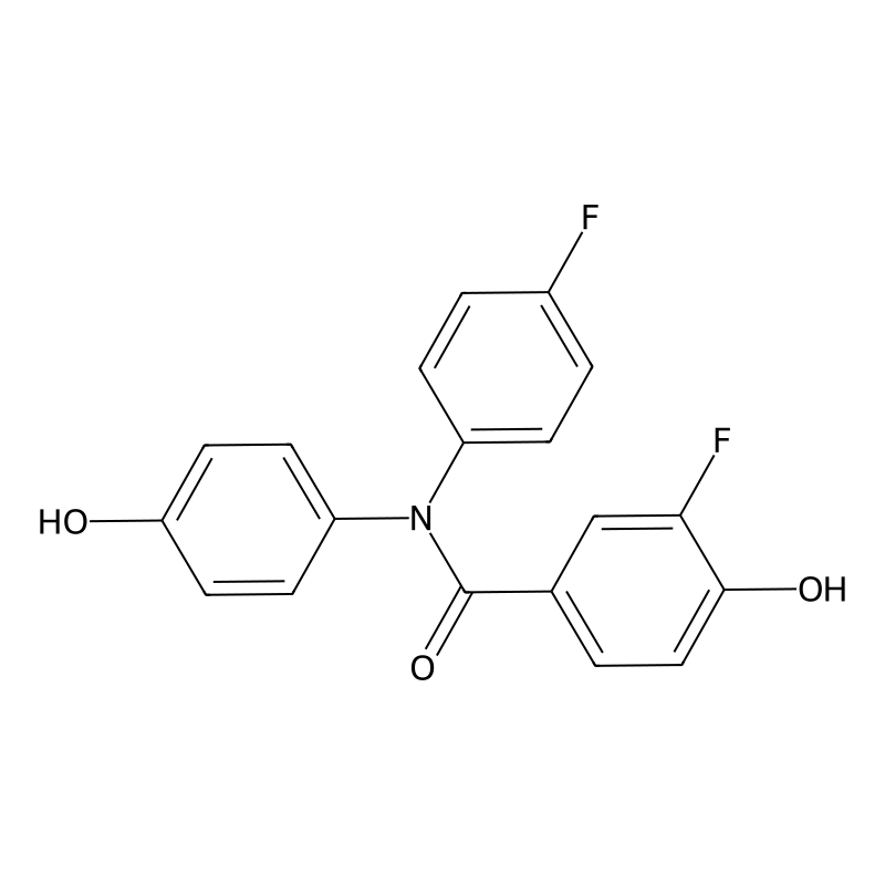 Benzamide, 3-fluoro-N-(4-fluorophenyl)-4-hydroxy-N-(4-hydroxyphenyl)-