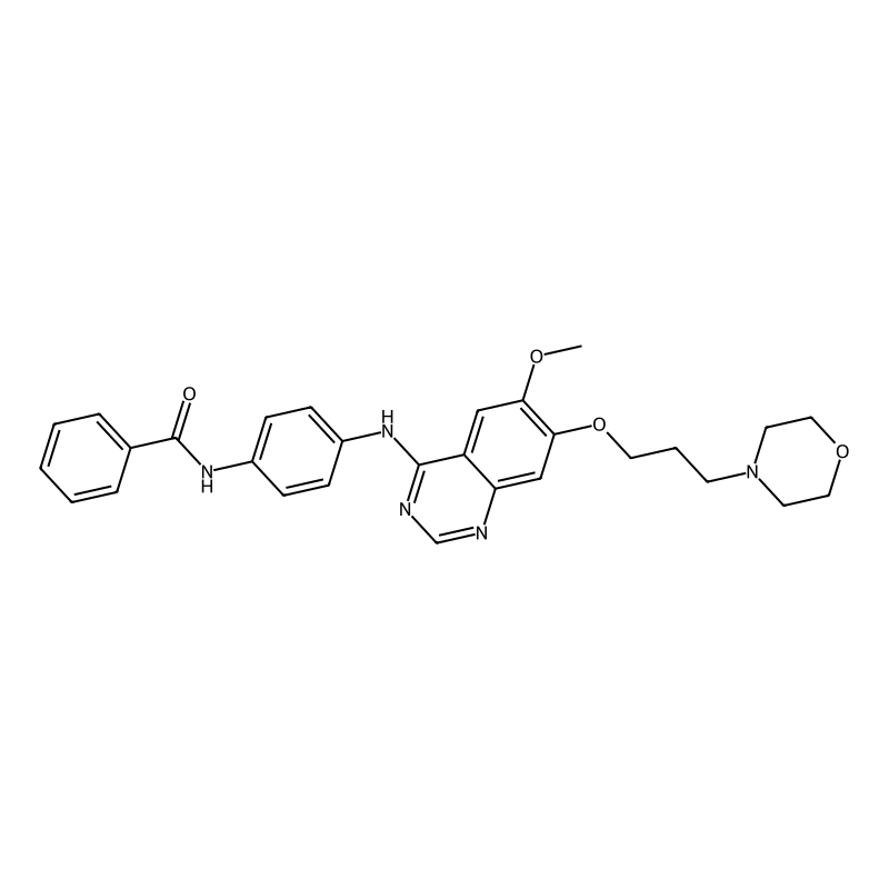 N-[4-[[6-Methoxy-7-[3-(4-morpholinyl)propoxy]-4-quinazolinyl]amino]phenyl]benzamide