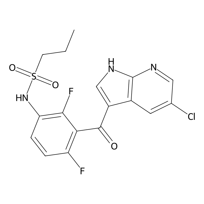 N-(3-(5-chloro-1H-pyrrolo[2,3-b]pyridine-3-carbonyl)-2,4-difluorophenyl)propane-1-sulfonamide