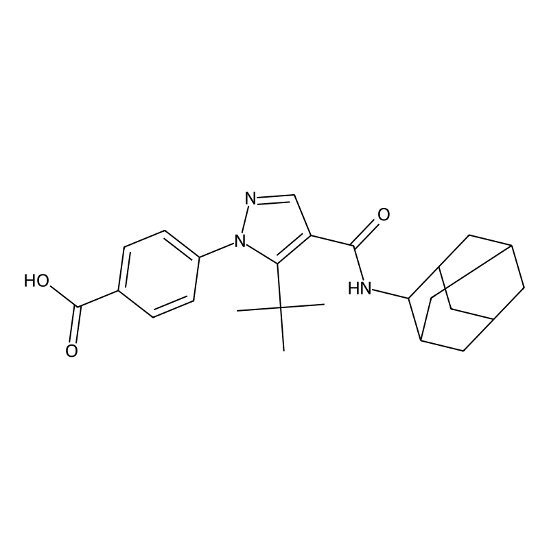 4-[4-(2-Adamantylcarbamoyl)-5-Tert-Butyl-Pyrazol-1-Yl]benzoic Acid