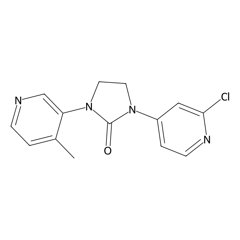 1-(2-Chloro-4-pyridinyl)-3-(4-methyl-3-pyridinyl)-2-imidazolidinone