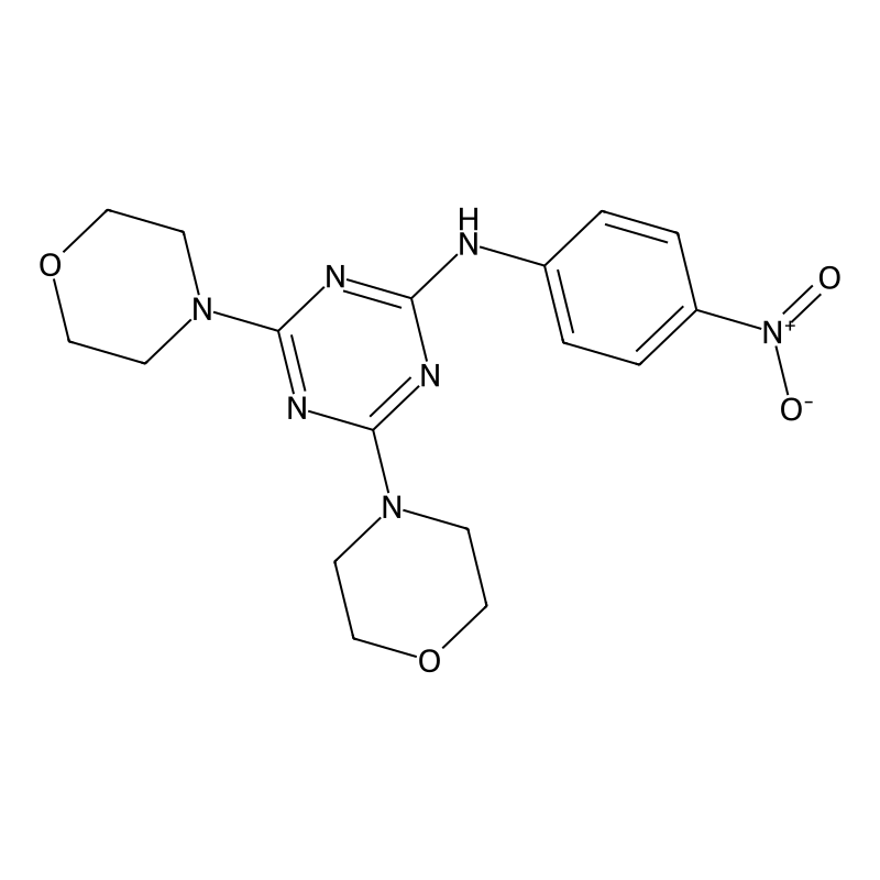 4,6-dimorpholino-N-(4-nitrophenyl)-1,3,5-triazin-2...