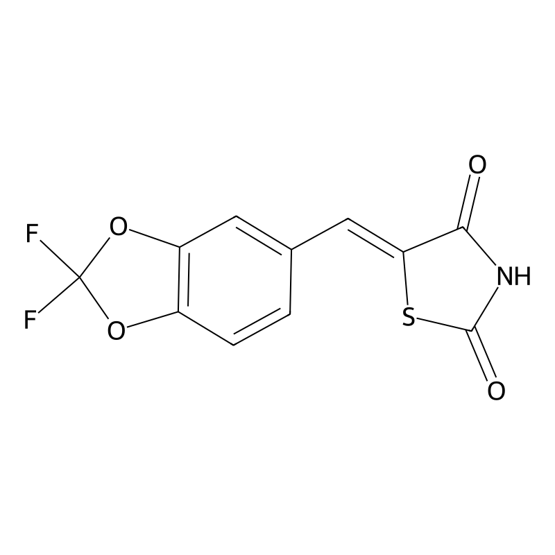 (5E)-5-[(2,2-Difluoro-1,3-benzodioxol-5-YL)methyle...