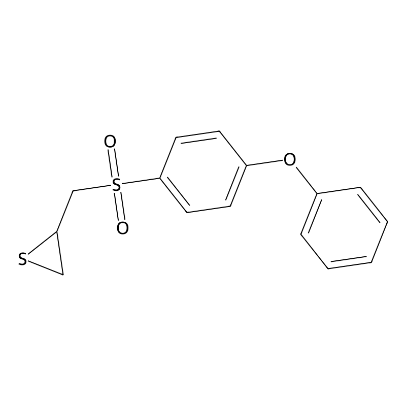 2-[(4-Phenoxyphenyl)sulfonylmethyl]thiirane