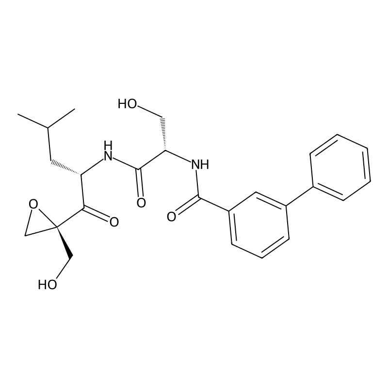 (1,1'-Biphenyl)-3-carboxamide, N-((1S)-1-(hydroxymethyl)-2-(((1S)-1-(((2S)-2-(hydroxymethyl)-2-oxiranyl)carbonyl)-3-methylbutyl)amino)-2-oxoethyl)-