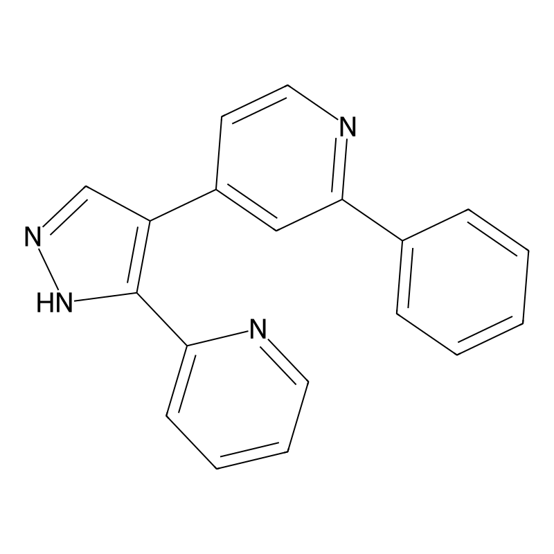 2-Phenyl-4-(3-(pyridin-2-yl)-1H-pyrazol-4-yl)pyridine