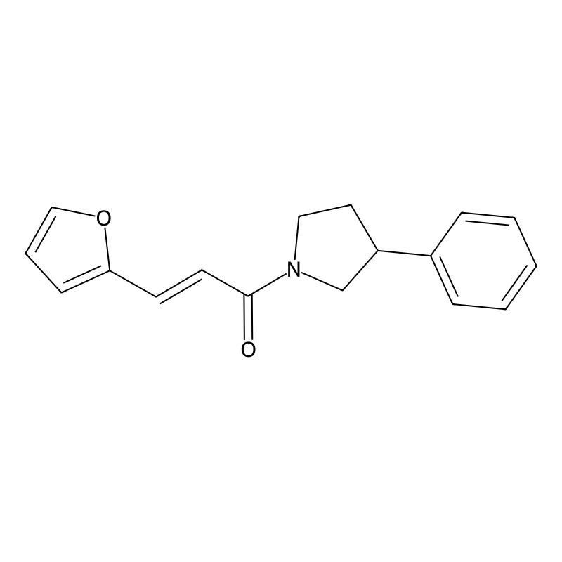 (E)-3-(furan-2-yl)-1-(3-phenylpyrrolidin-1-yl)prop...