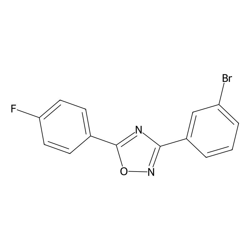 3-(3-bromophenyl)-5-(4-fluorophenyl)-1,2,4-oxadiaz...