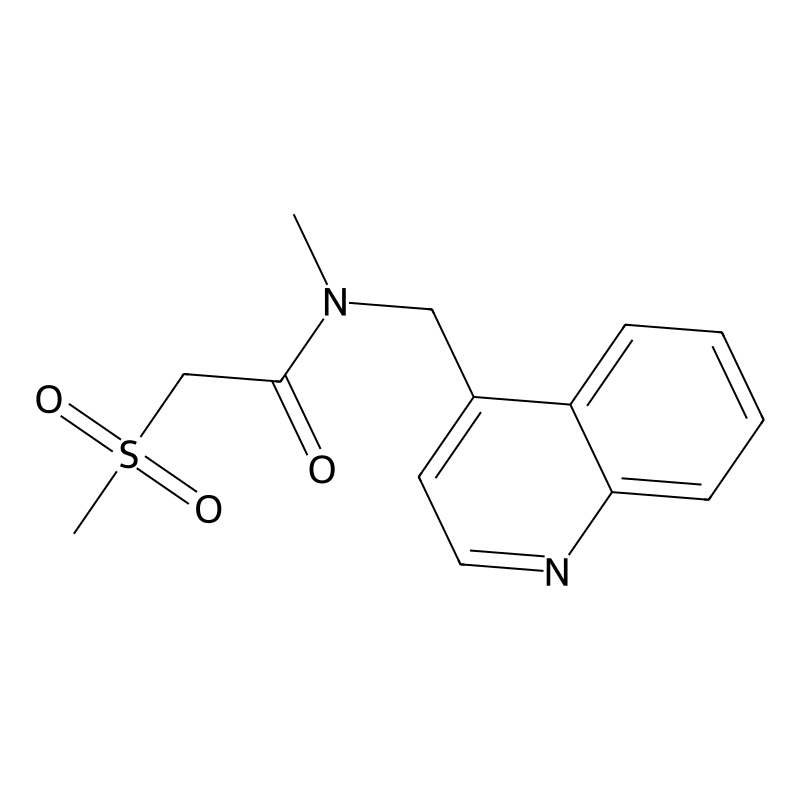 N-methyl-2-(methylsulfonyl)-N-(quinolin-4-ylmethyl...
