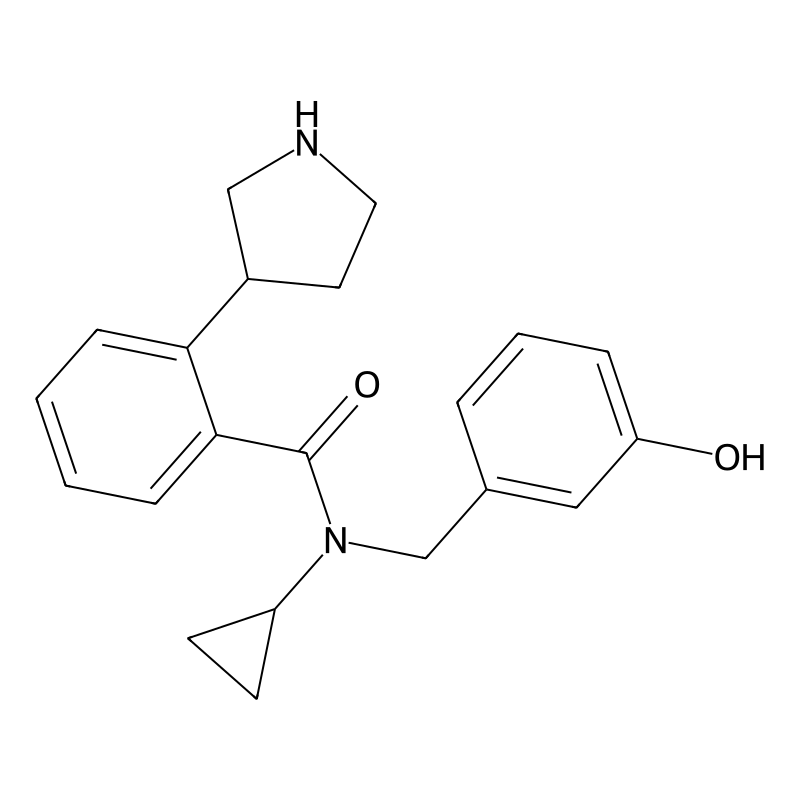 N-cyclopropyl-N-(3-hydroxybenzyl)-2-(3-pyrrolidiny...