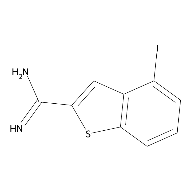 4-Iodo-1-benzothiophene-2-carboximidamide