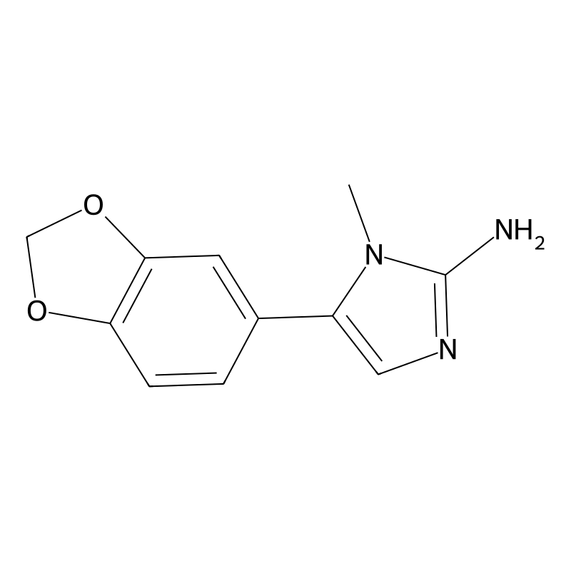 5-(1,3-Benzodioxol-5-yl)-1-methyl-2-imidazolamine