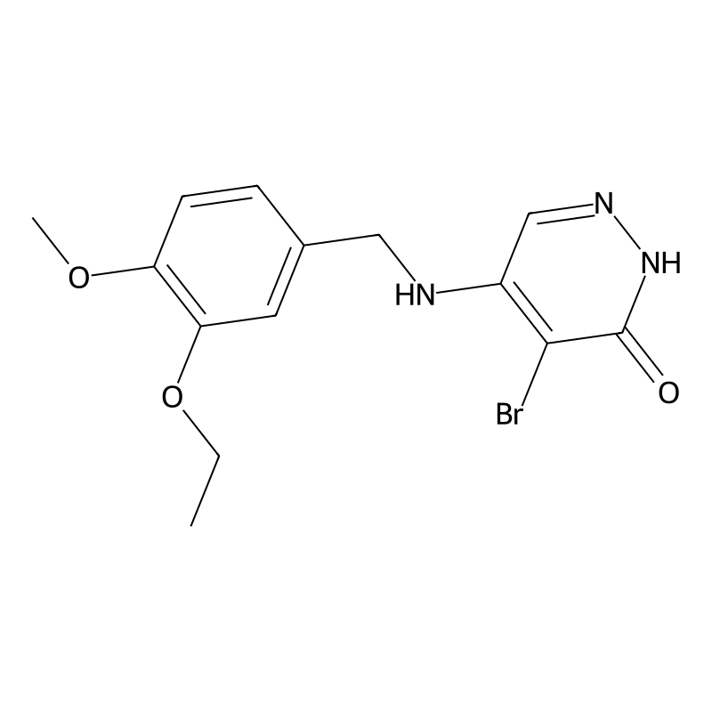 4-Bromo-5-(3-ethoxy-4-methoxybenzylamino)-3(2H)-py...