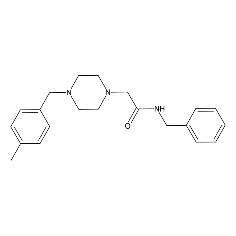 N-BENZYL-2-{4-[(4-METHYLPHENYL)METHYL]PIPERAZIN-1-...